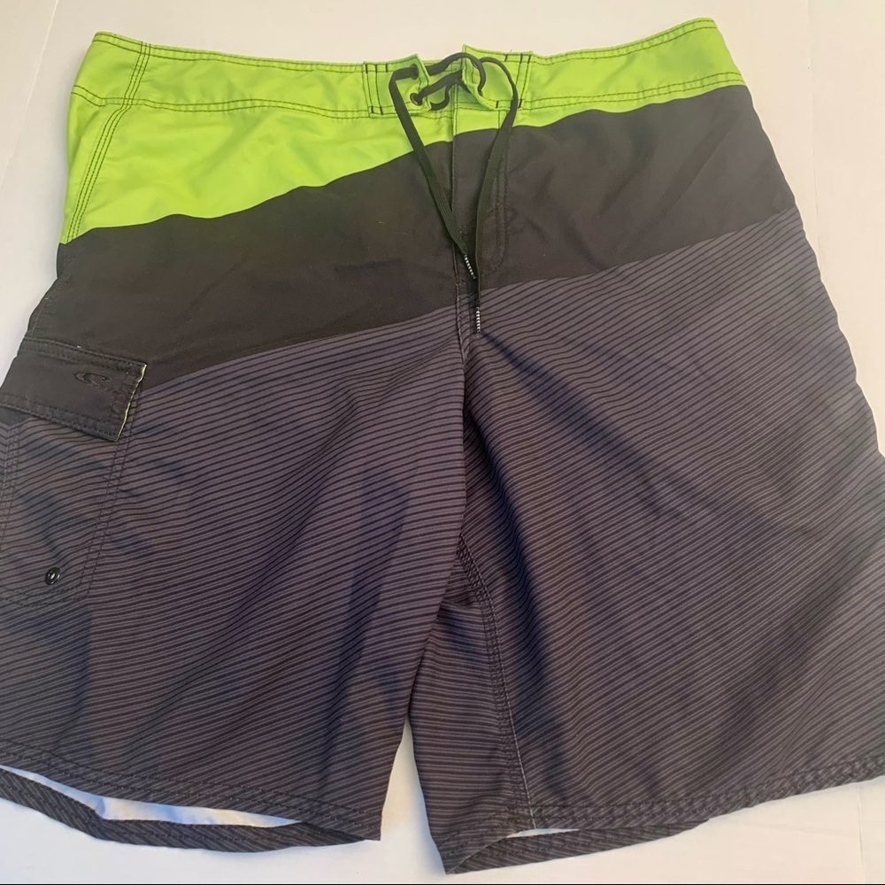 O’NEILL Lime Green, Black and Black/Gray Swim Shorts